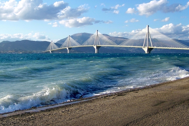 Rio-Antirrio Bridge - Officially opened 7 August 2004